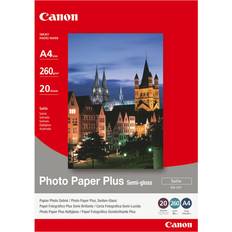 Canon Fotopapir Canon SG-201 Plus Semi-gloss Satin A4 260g/m² 20st