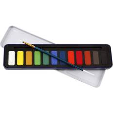 Brune Akvarellmaling Colortime Watercolor Paint Set