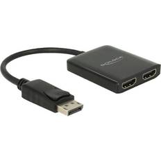DeLock DisplayPort/USB Micro-B - 2HDMI M-F 25m