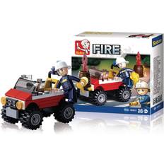 Feuerwehrleute Bausätze Sluban Fire Jeep M38-B0621