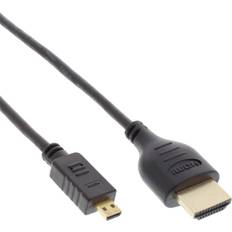 InLine High Speed with Ethernet (4K) HDMI-HDMI Micro 0.3m