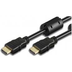 Techly High Speed with Ethernet HDMI-HDMI Ferrite 15m