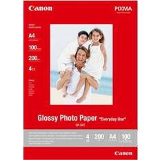 A4 - Tintenstrahl Fotopapier Canon GP-501 Everyday Glossy A4 200g/m² 100Stk.