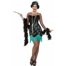 Smiffys 20er Jahre Pfau Flapper Kostüm für Damen