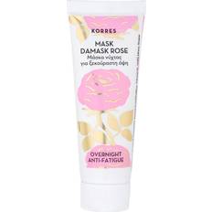 Regenerierend Gesichtsmasken Korres Damask Rose Overnight Anti-Fatigue Mask 18ml