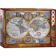 Klassische Puzzles reduziert Eurographics Antique World Map 1000 Pieces