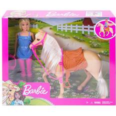 Barbie Puppenzubehör Puppen & Puppenhäuser Barbie Horse & Doll FXH13