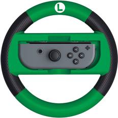 Hori Nintendo Switch Mario Kart 8 Deluxe Racing Wheel Controller (Luigi) - Black/Green