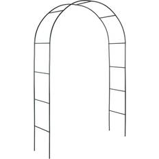 tectake Rose arch approx. steel 140x240cm