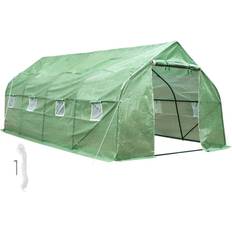 tectake Foil Tent 18m² Rustfritt stål Plast