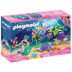 Meere Spielsets Playmobil Pearl Collectors with Manta Ray 70099