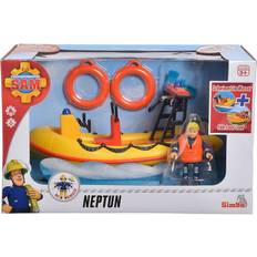 Fireman Sam Toy Vehicles Simba Sam Neptune Boat incl. Figurine