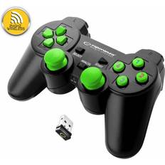 PlayStation 3 - Trådløs Spillkontroller Esperanza Gladiator Gamepad - Black/Green