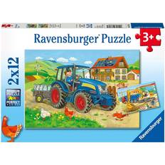 Ravensburger Construction Site & Farm 2x12 Pieces