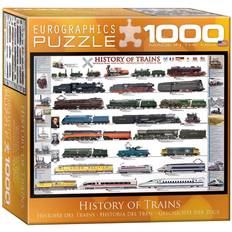 Classic Jigsaw Puzzles Eurographics History of Trains 1000 Pieces