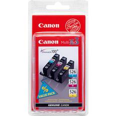 Canon Blekk & Toner Canon CLI-526 (Cyan/Magenta/Yellow) Multipack