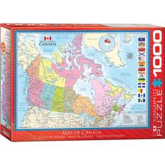 Eurographics Map of Canada 1000 Pieces