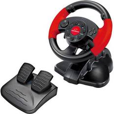 Rot Lenkräder & Racing-Controllers Esperanza High Octane Steering Wheel - Black/Red