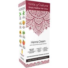 Henna Hair Dyes Tints of Nature Henna Cream Dark Brown 70ml