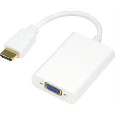 HDMI Kabler HDMI-VGA/3.5mm/USB B Micro M-F 0.2m