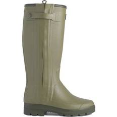 Le Chameau Rain Boots Le Chameau Chasseur Leather Lined Boot - Vert Vierzon