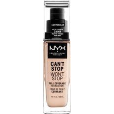 NYX Make-up NYX Can't Stop Won't Stop Full Coverage Foundation CSWSF1.3 Light Porcelain