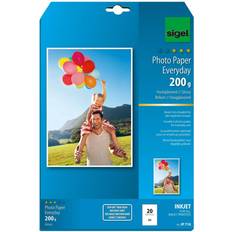 Tintenstrahl Fotopapier Sigel Everyday Plus A4 200g/m² 20Stk.