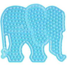 Elefanten Perlen Hama Beads Maxi Transparent Pegboard Elephant 8201