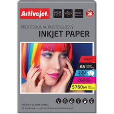 A6 Fotopapir ActiveJet Professional Photo Glossy A6 260g/m² 100st