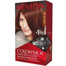 Solbeskyttelse Permanente hårfarger Revlon ColorSilk Beautiful Color #31 Dark Auburn