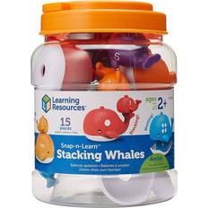 Plastic Stacking Toys Learning Resources Snap n Learn Stacking Whales
