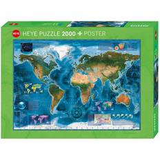 Heye Satellite Map 2000 Pieces