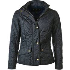 Barbour Dame Ytterklær Barbour Flyweight Cavalry Quilted Jacket - Navy