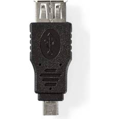 Nedis USB A-USB Micro-B 2.0 M-F Adapter