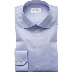 Eton Skjorter Eton Contemporary Fit Signature Twill Shirt - Light Blue