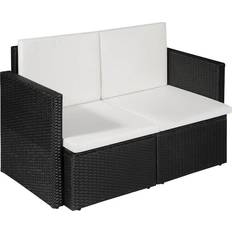 Synthetic Rattan Outdoor Sofas & Benches vidaXL 44178 2-seat Outdoor Sofa