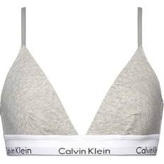 Calvin Klein Underwear Modern Cotton Unlined Bralette Long Sleeve Gray  Women's 8-10 • Price »