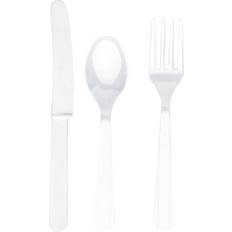Amscan Cutlery Frosty White 24-pack
