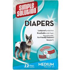 Simple Solution Husdyr Simple Solution Disposable Dog Diaper M 12pcs