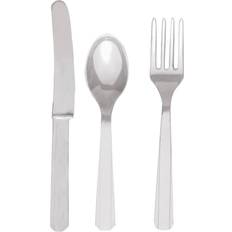 Amscan Cutlery Silver 24-pack