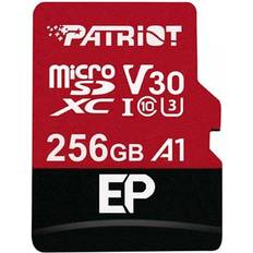 256gb micro sd Memory Cards & USB Flash Drives Patriot EP Series microSDXC Class 10 UHS-I U3 V30 A1 100/80MB/s 256GB +Adapter