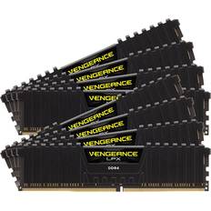 256 GB - DDR4 RAM minne Corsair Vengeance LPX Black DDR4 2666MHz 8x32GB (CMK256GX4M8A2666C16)