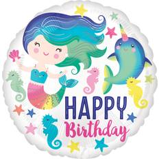 Amscan Foil Ballon Sea life Happy Birthday Standard