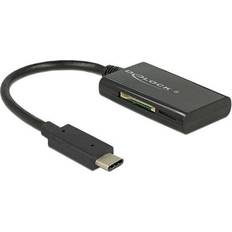 DeLock USB-C Card Reader for microSDHC/SDHC (91740)