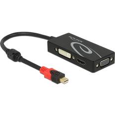 Mini DisplayPort-VGA/HDMI/DVI M-F Adapter