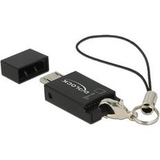 Micro-USB Speicherkartenleser DeLock Micro-USB OTG Card Reader for microSDXC (91738)