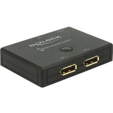 DeLock Kabler DisplayPort- 2DisplayPort F-F 1.2 Adapter