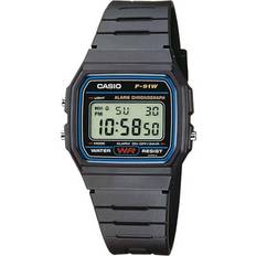 Svart klokke Innredningsdetaljer Casio Timepieces (F-91W-1YER)