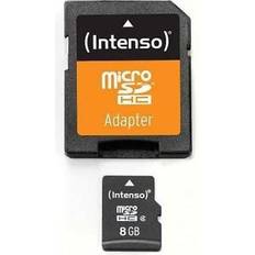 8 GB Minnekort & minnepenner Intenso MicroSDHC Class 4 8GB
