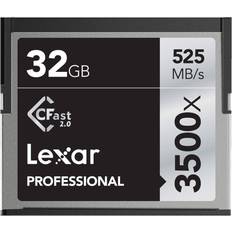 Lexar Media Minnekort & minnepenner Lexar Media CFast 2.0 525MB/s 128GB (3500x)